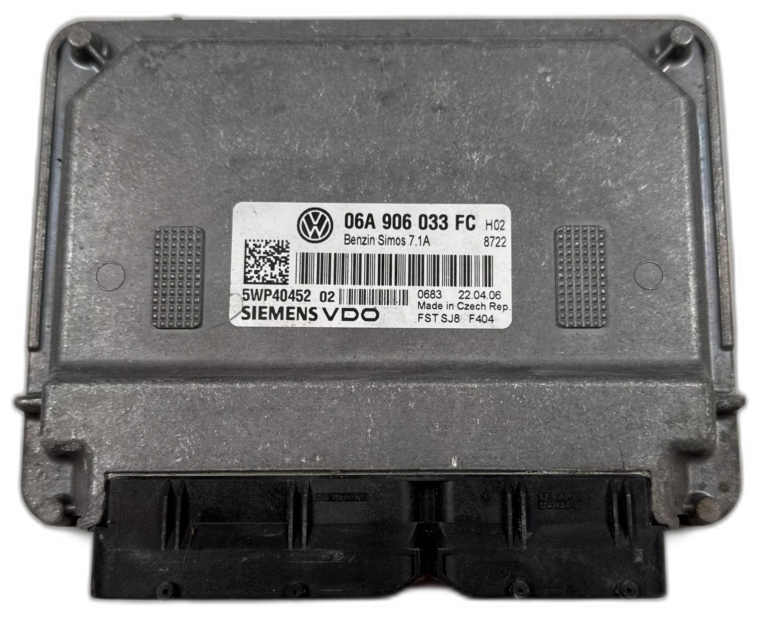 Řídící jednotka motoru, 06A 906 033 FC, 1.6 MPI BSE