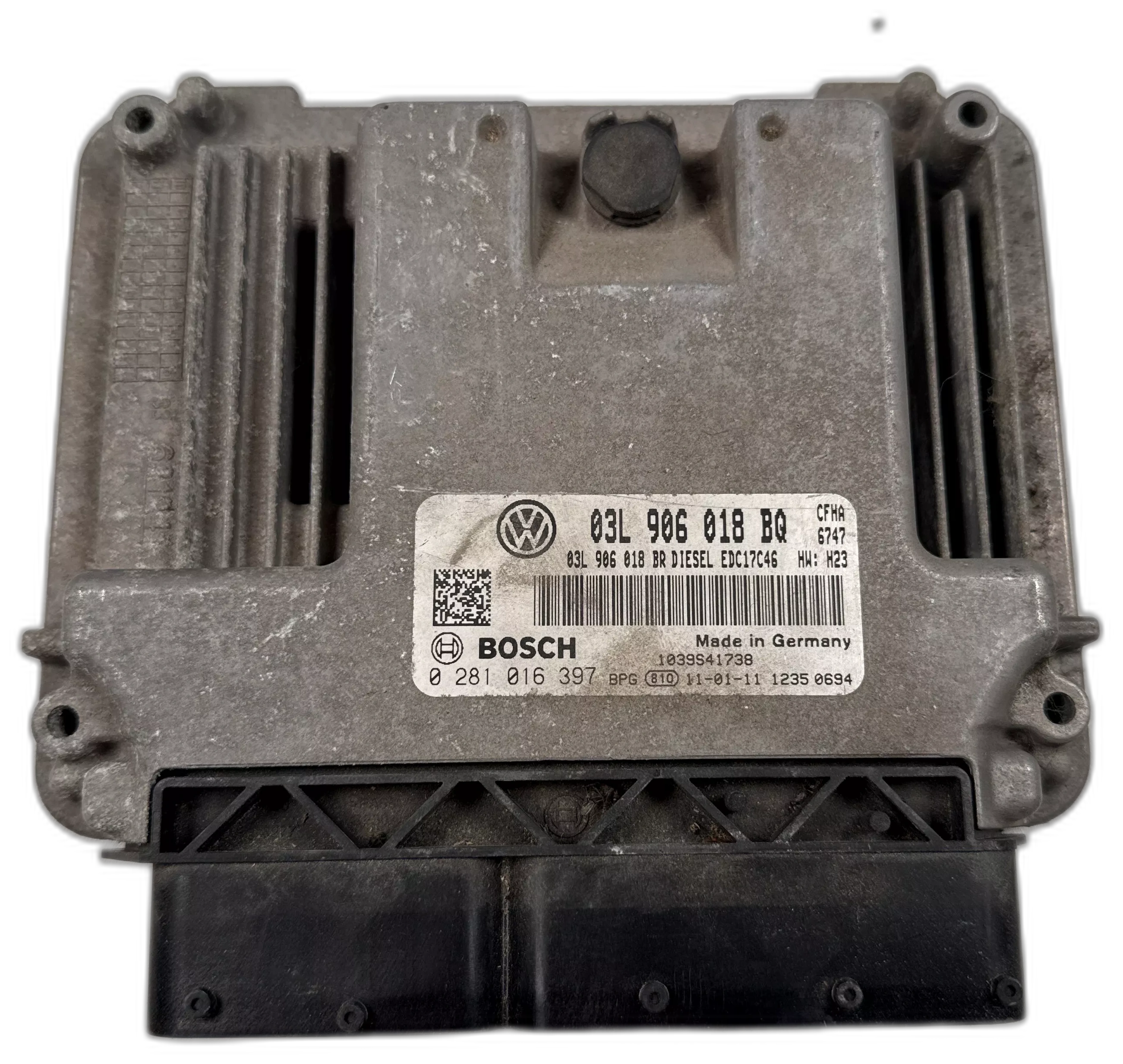Řídící jednotka motoru 03L 906 018 BQ, 2.0 TDI CFH