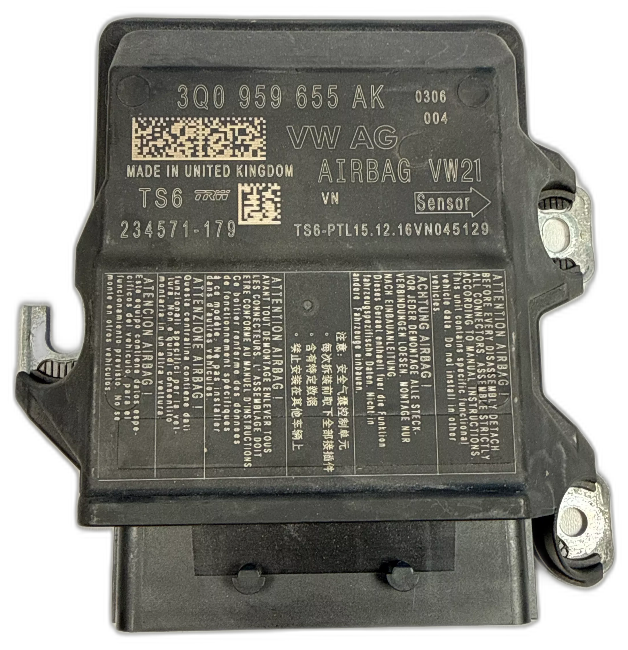 Řídící jednotka airbagu, 3Q0 959 655 AK