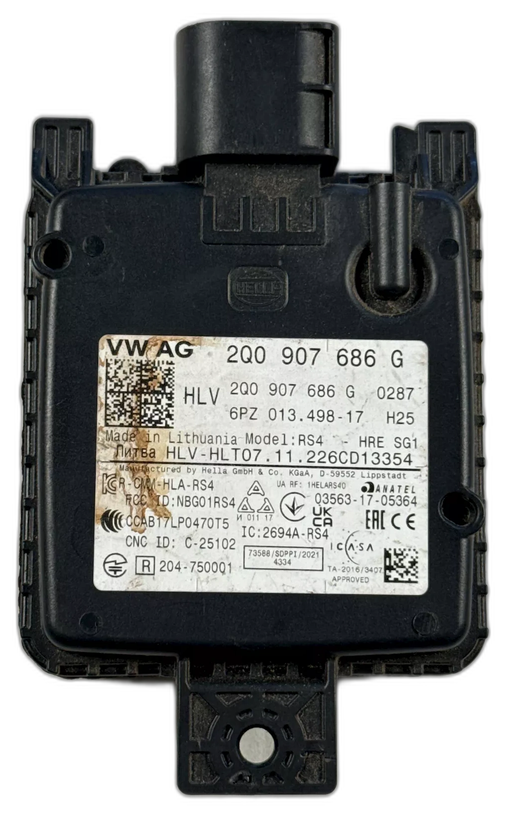 Řídící jednotka pro rozpoznání mrtvého bodu, 2Q0 907 686 G