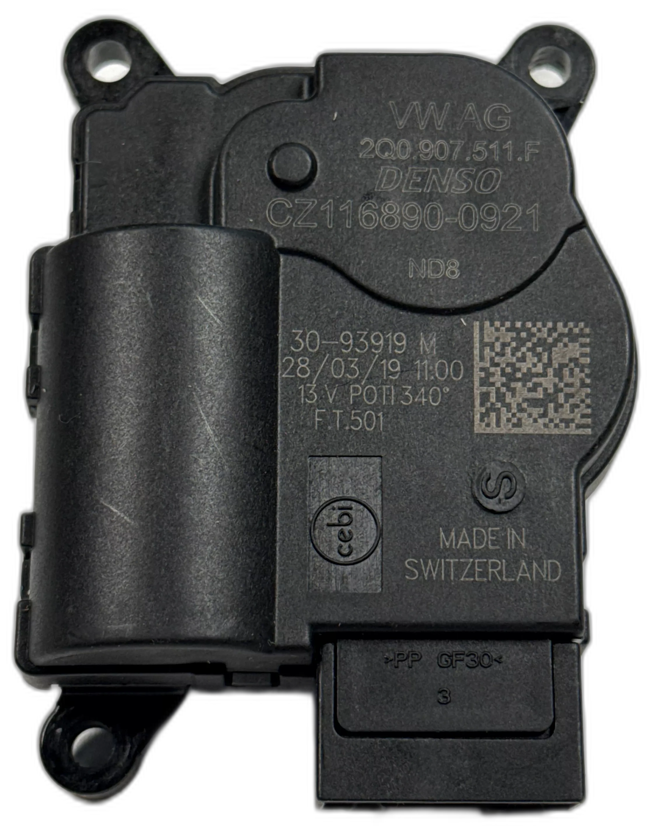 Servomotor ovládání topení, 2Q0 907 511 F