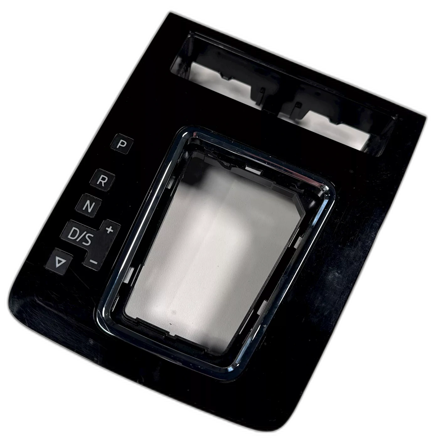 Rámeček řadící páky DSG, 5E1 713 203 AE, 5E1 713 203 R, N77 černá piano