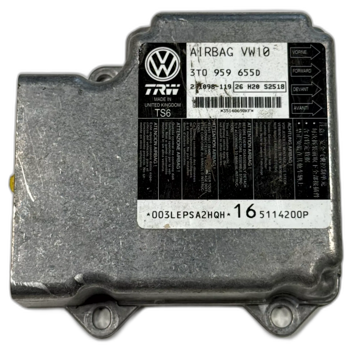 Řídící jednotka airbagu, 3T0 959 655 D