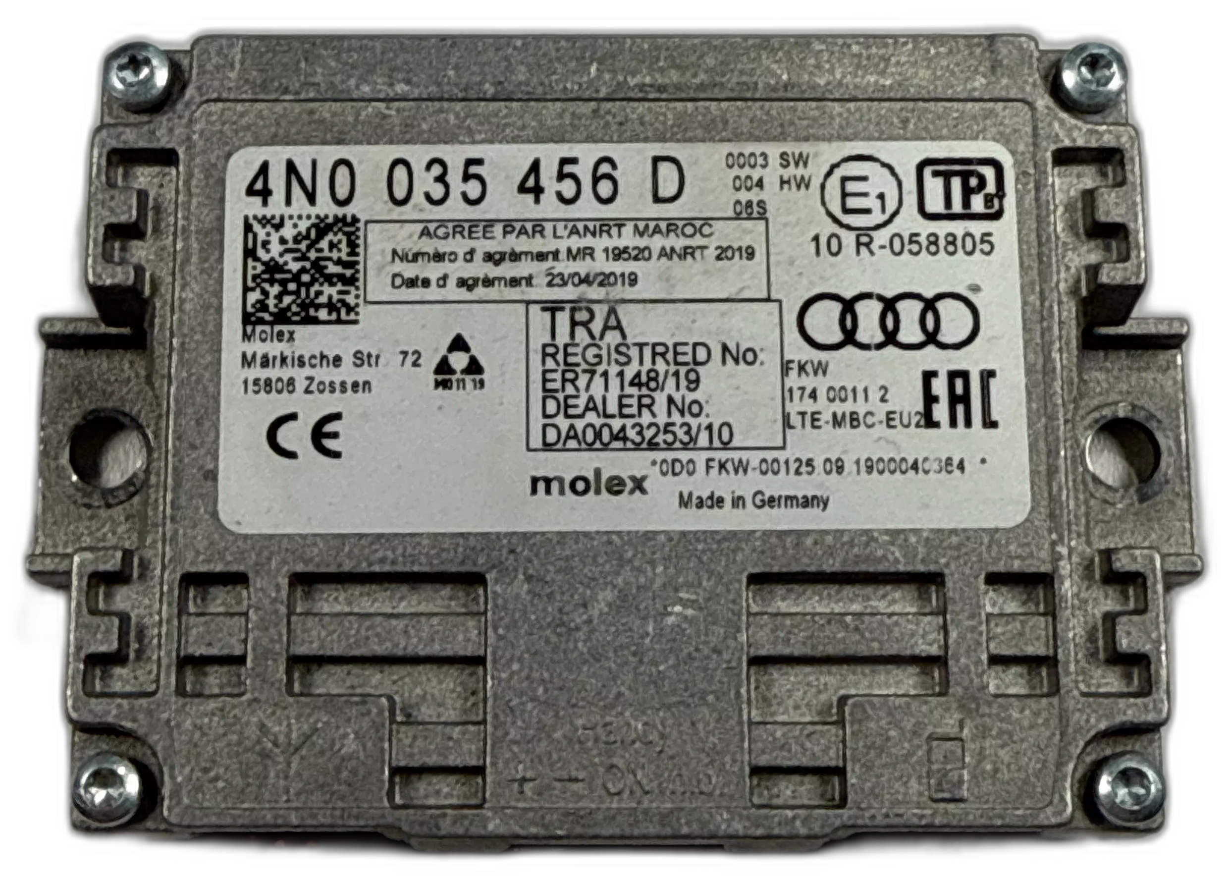 Zesilovač mobilního signálu, 4N0 035 456 D