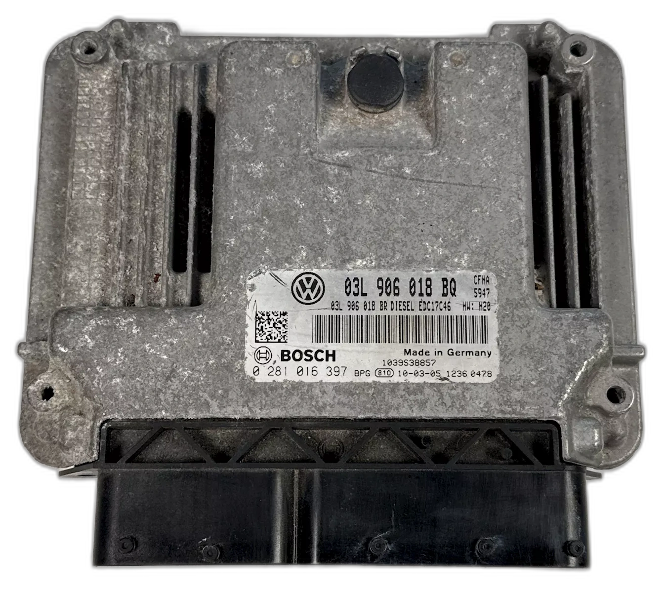 Řídící jednotka motoru, 03L 906 018 BQ, 2.0 TDI CFHA
