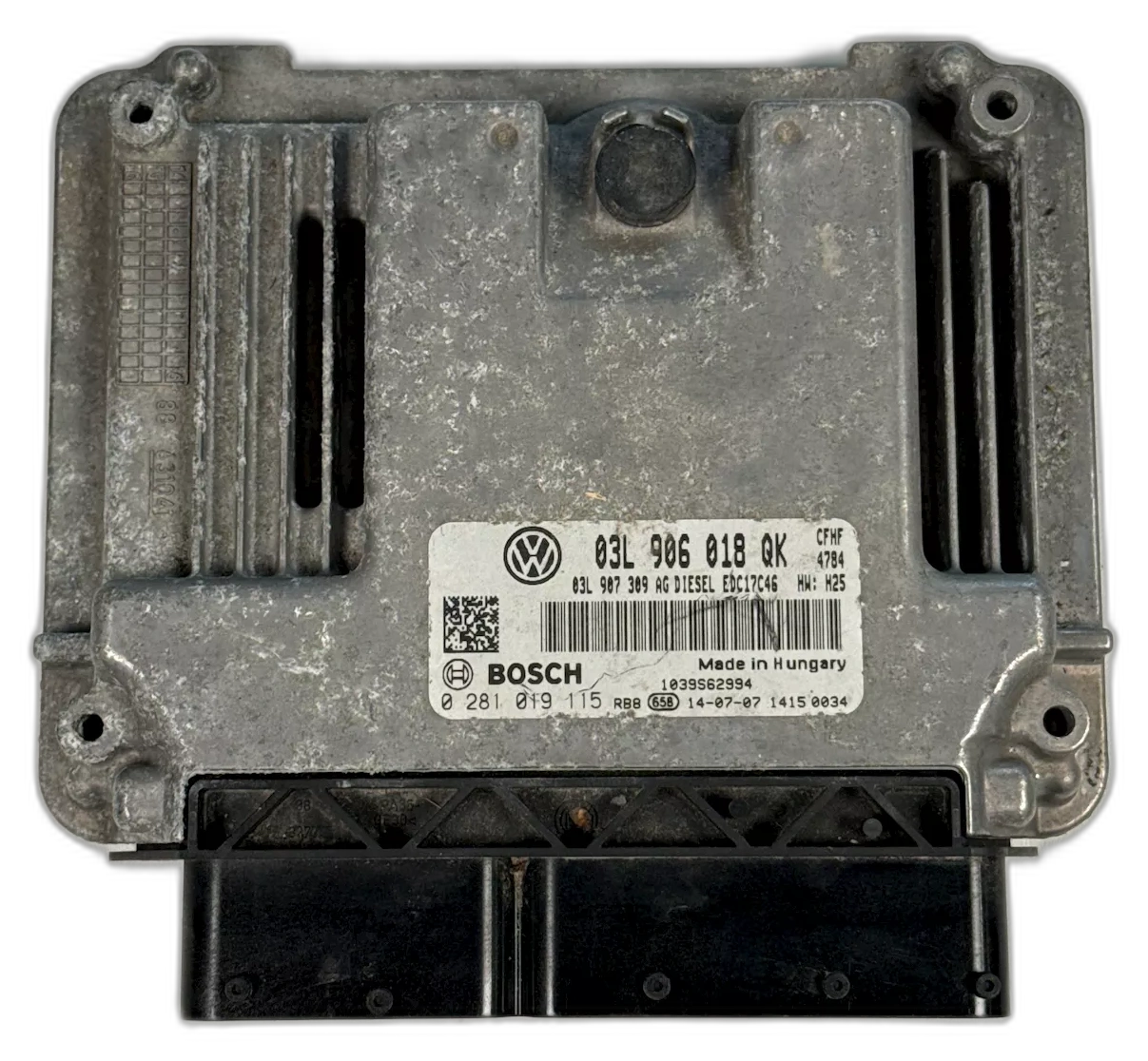 Řídící jednotka motoru, 03L 906 018 QK, 2.0 TDI CFHF
