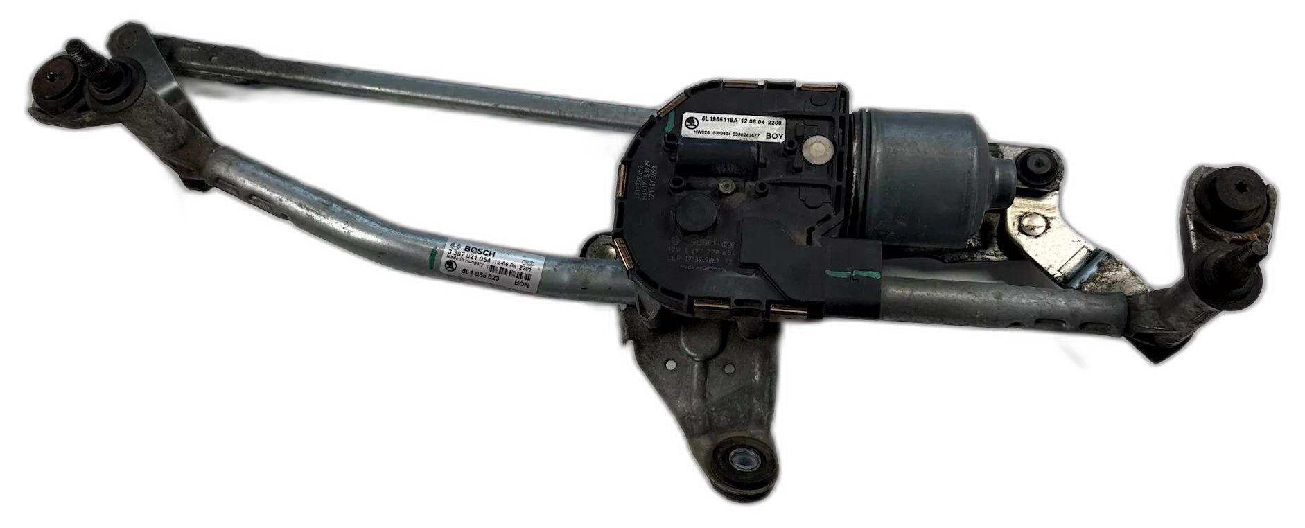 Táhla stěračů s motorkem, 5L1 955 119 B, 5L1 955 023 A, Škoda Yeti