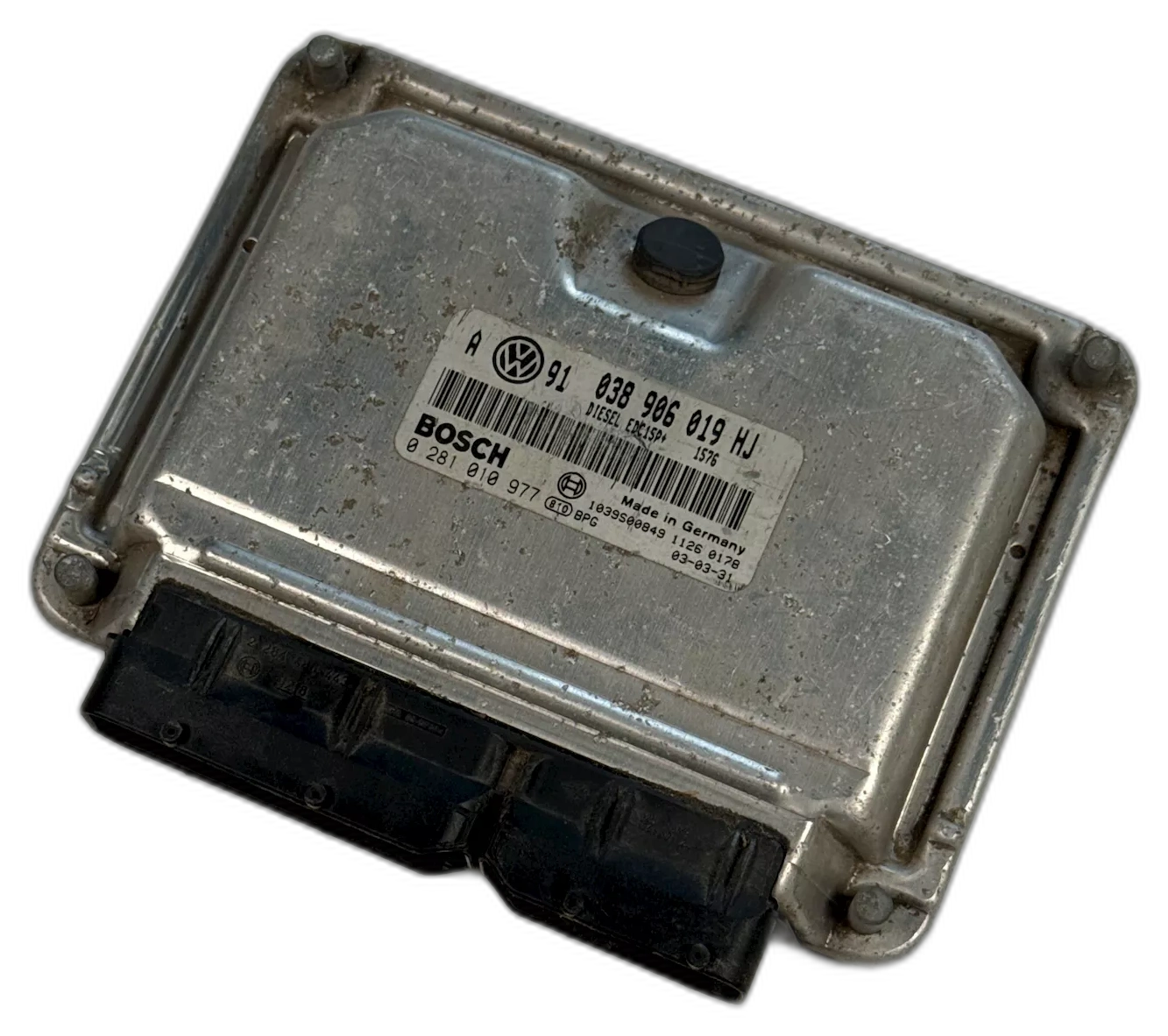 Řídící jednotka motoru, 038 906 019 HJ, 1.9 TDI ASZ