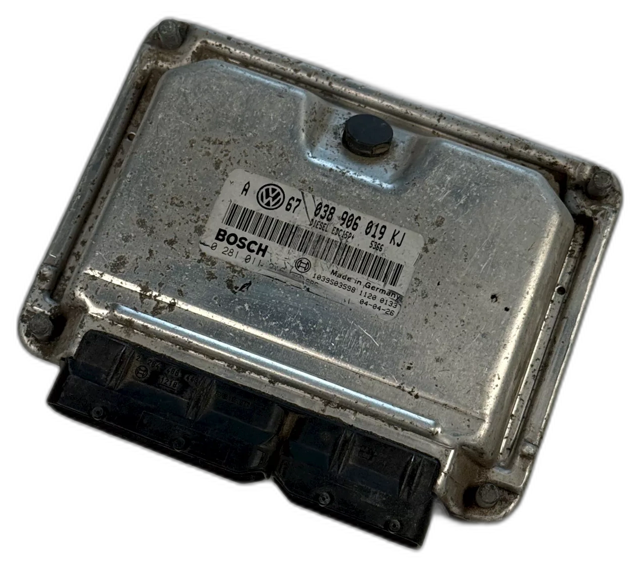 Řídící jednotka motoru, 038 906 019 KJ, 1.9 TDI ASZ