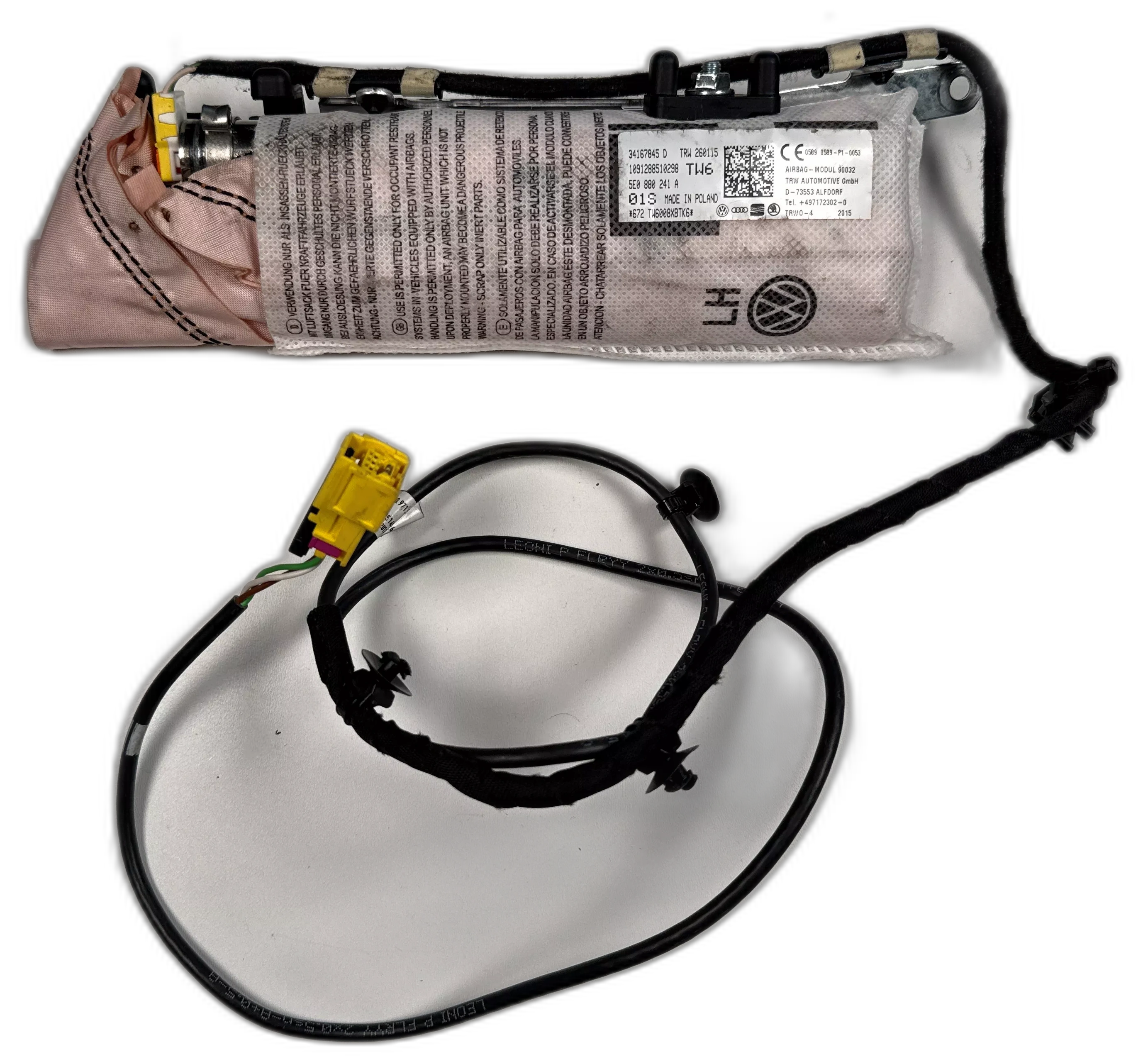 Airbag sedadla levý, 5E0 880 241 A, Škoda Octavia III