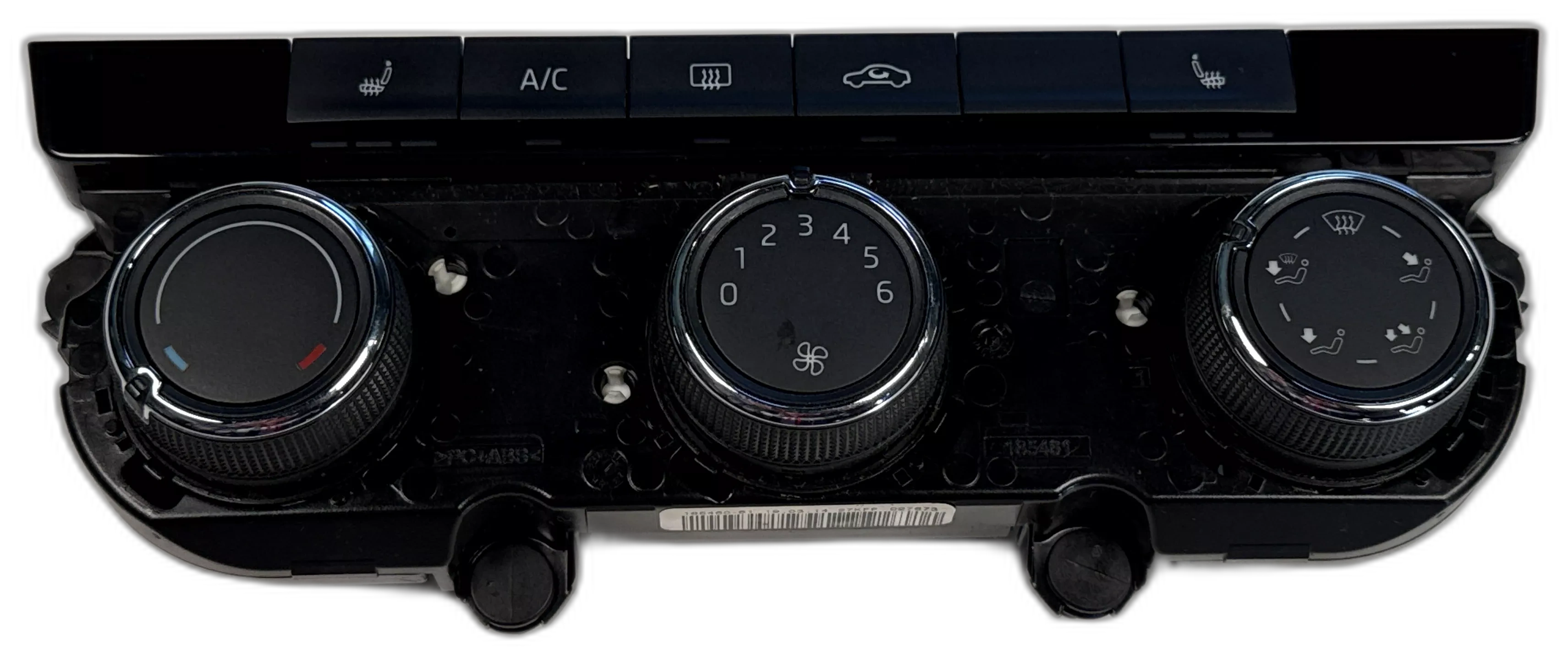 Ovládací panel topení a klimatizace, 5E0 820 047 J