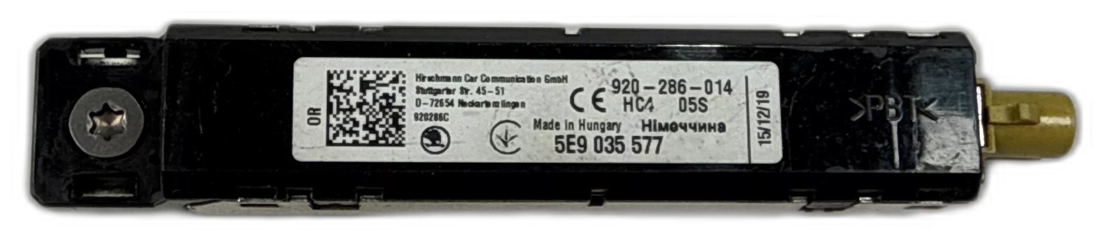 Anténní zesilovač, 5E9 035 577, Škoda Octavia III