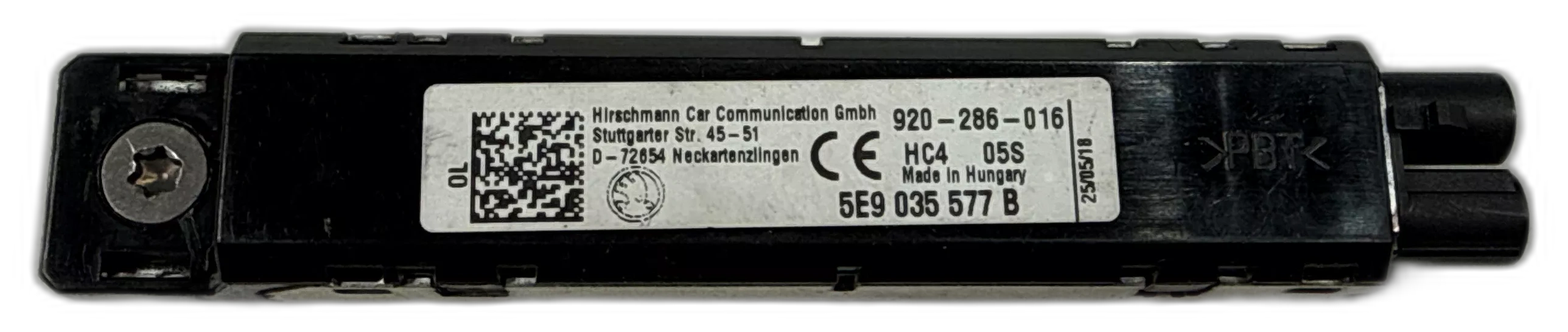 Anténní zesilovač, 5E9 035 577 B, Škoda Octavia III