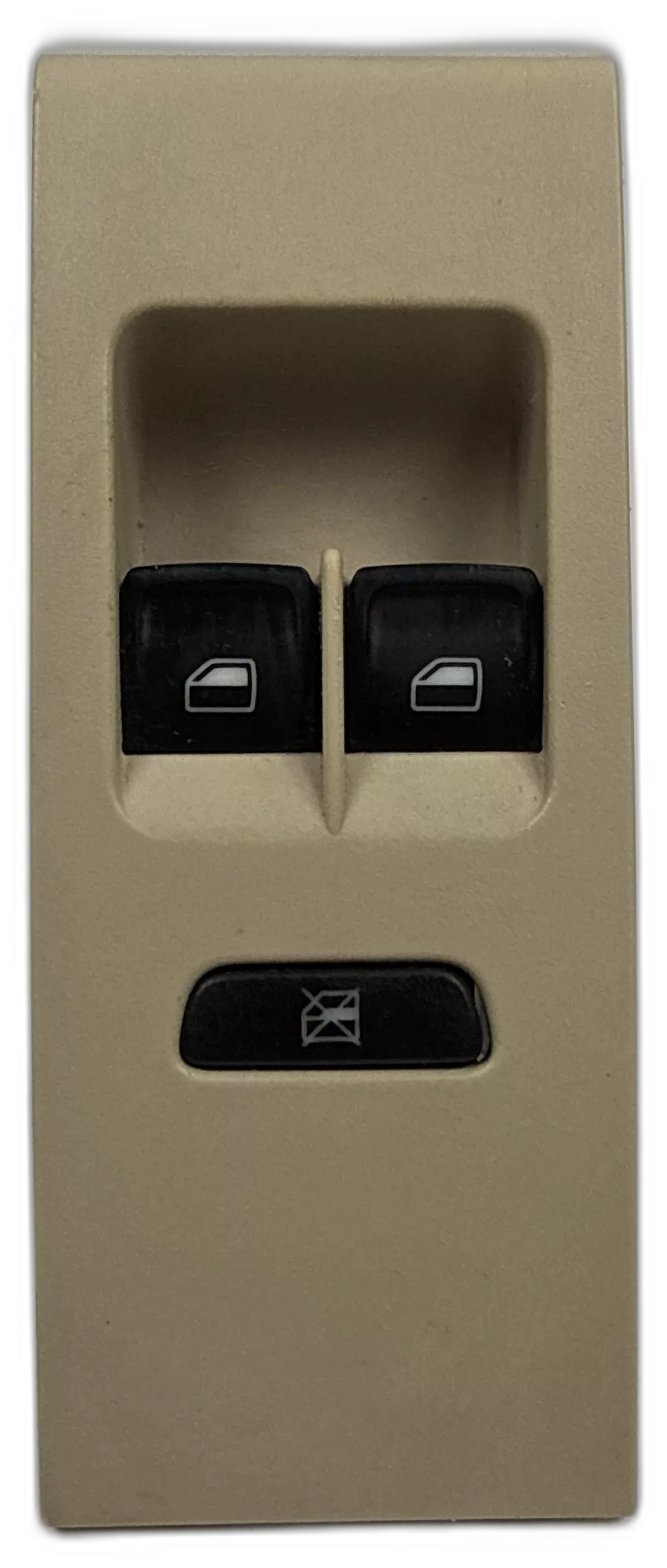 Spínač ovládání oken levý přední, 5JB 959 858 B, 5JA 867 171 C, 5JA 959 859, Škoda Rapid, krémová