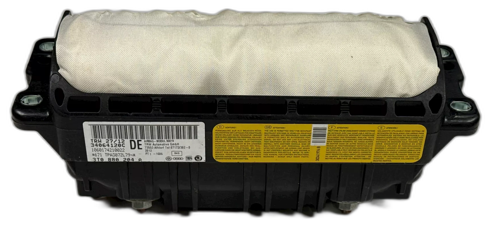 Airbag spolujezdce, 3T0 880 204 A