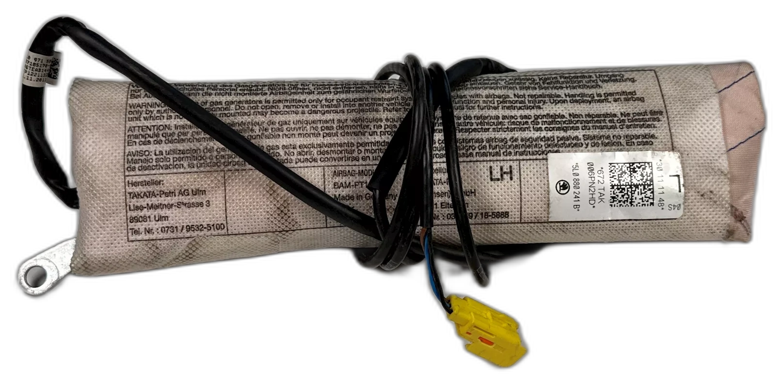Airbag sedadla levý, 5L0 880 241 B, Škoda Yeti