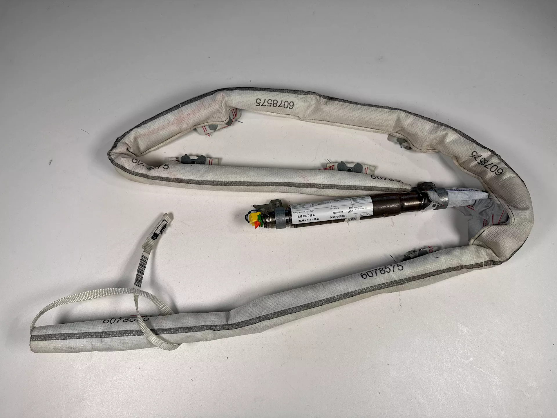Airbag stropní pravý, 5J7 880 742 A, Škoda Roomster