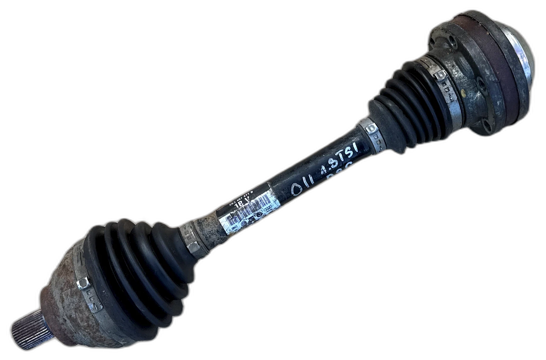 Poloosa levá, 2K3 407 271 B, 1.8 TSI DSG