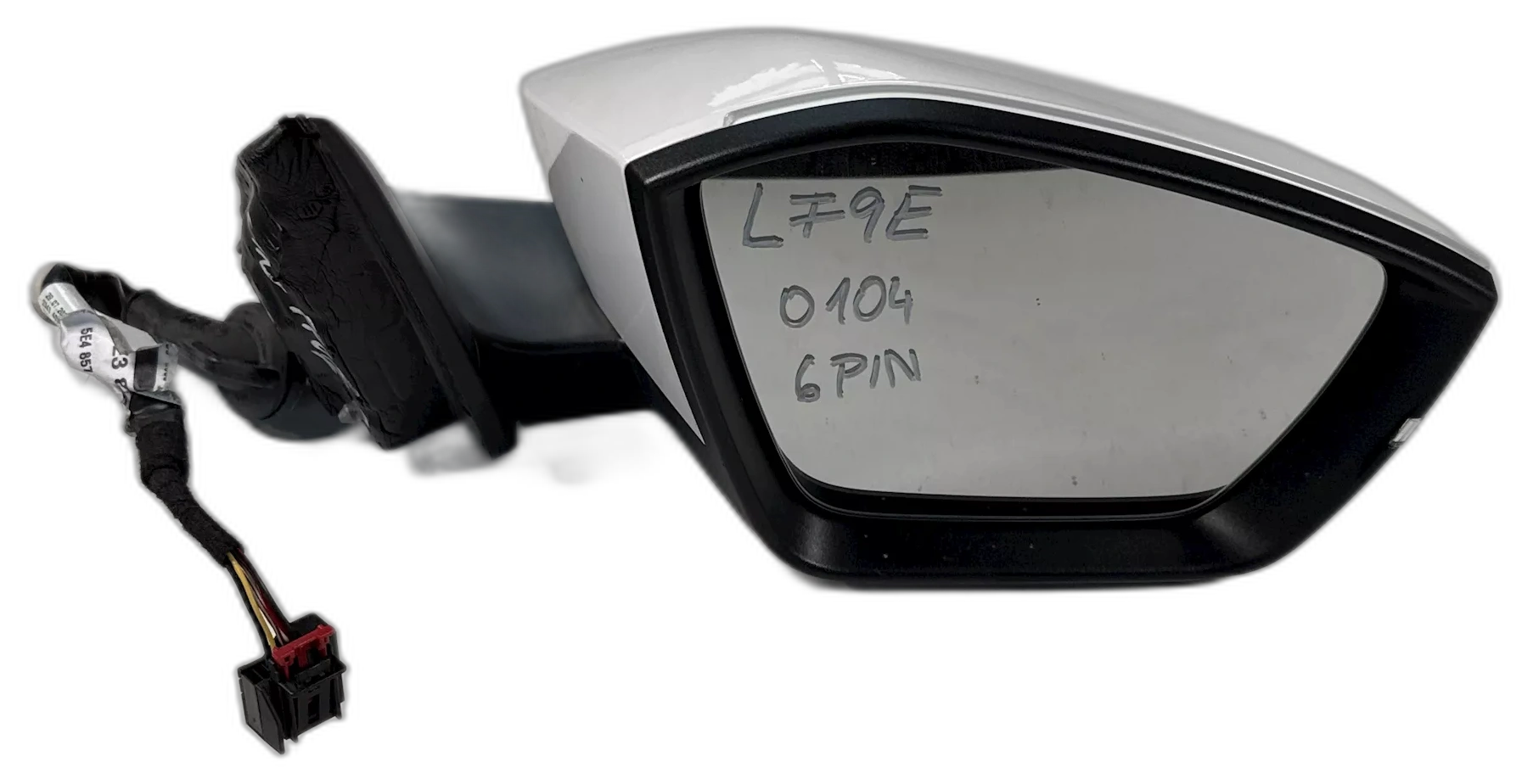 Zpětné zrcátko pravé, 6-PIN, Škoda Octavia IV, LF9E - 9P9P - 1026