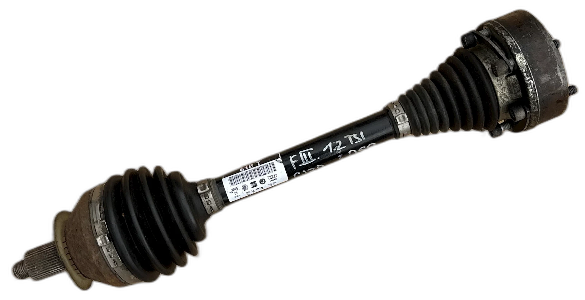 Poloosa levá, 6R0 407 761 B, 1.2 TSI, 1.4 TSI DSG