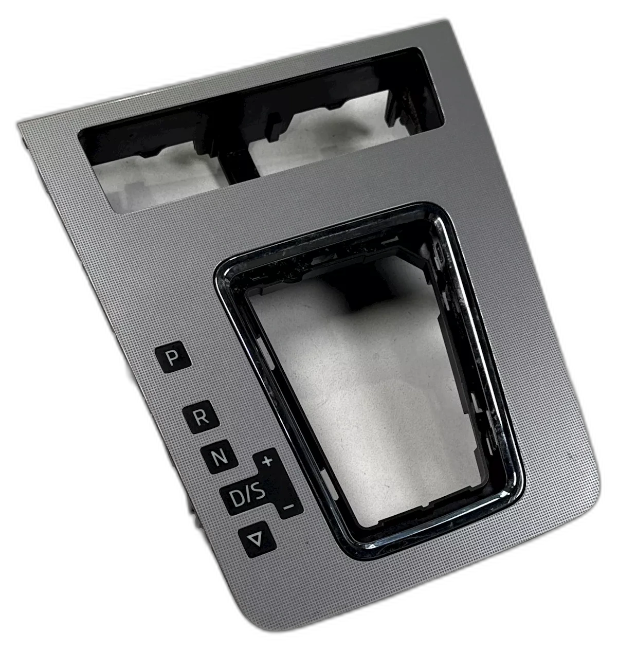 Rámeček řadící páky DSG, 5E1 713 203 L, QI5 silver grey