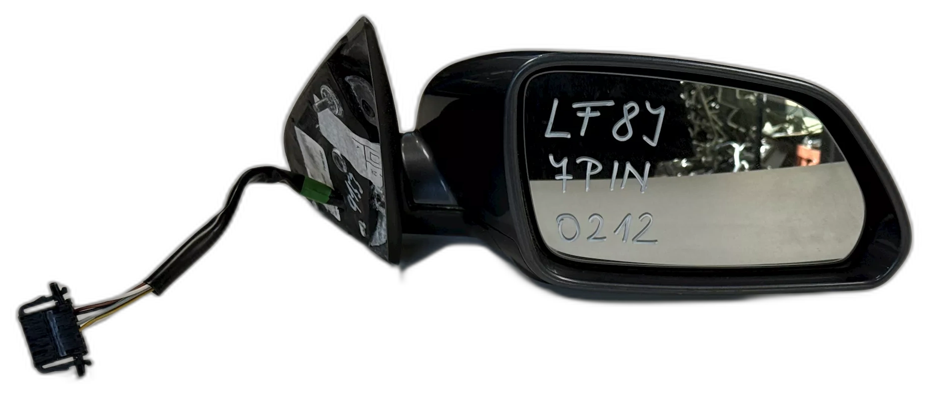 Zpětné zrcátko pravé, 7-PIN, Škoda Octavia II, LF8J - 9J9J - 9153