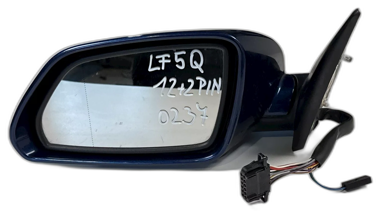 Zpětné zrcátko levé, 12+2 PIN, Škoda Octavia II, LF5Q - 8D8D - 9462