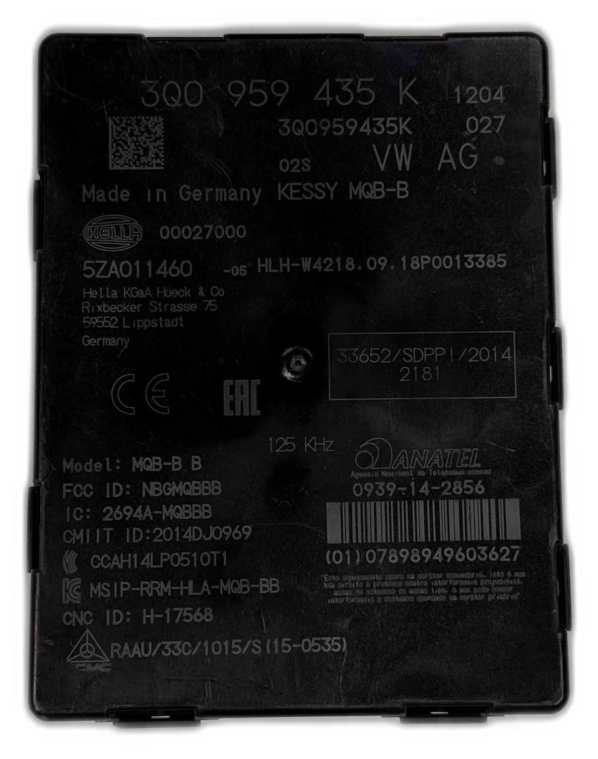 Řídící jednotka KESSY, 3Q0 959 435 K