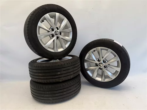 Alu kola Škoda ALCATRAS + Letní pneumatiky Fulda 205/55 R16, LA96