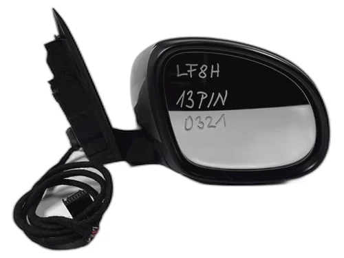 Zpětné zrcátko pravé, 13-PIN, Škoda Yeti, LF8H - 4K4K - 9202