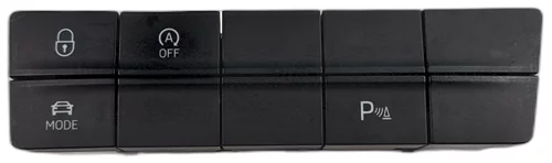Panel tlačítek, 5E1 927 238 C, 5E1 927 132 M, Škoda Octavia III