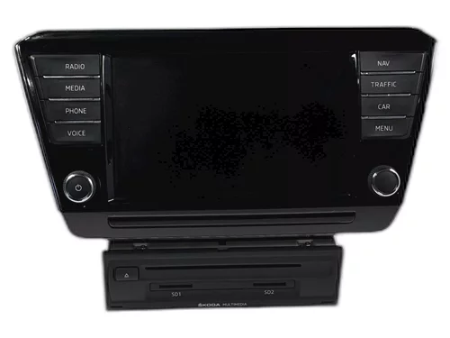 Rádio Columbus, 3V0 035 043 D, 3V0 919 606, Škoda Superb III