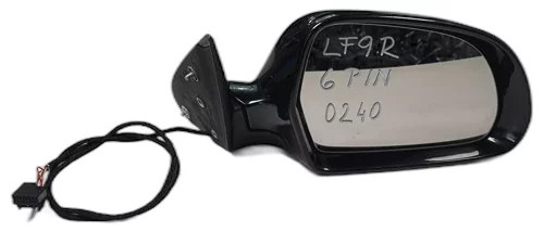 Zpětné zrcátko pravé, 6-PIN, Škoda Octavia II facelift, LF9R - 1Z1Z - 9910