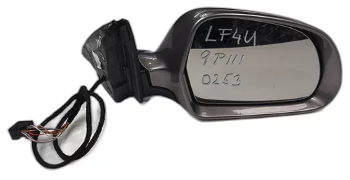 Zpětné zrcátko pravé, 9-PIN, Škoda Superb II, LF4U - 3X3X - 9888