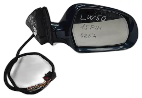 Zpětné zrcátko pravé, 15-PIN, Škoda Superb II, LW5Q - 0F0F - 9474
