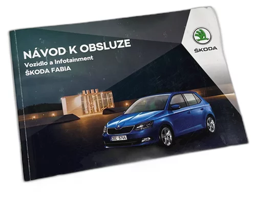 Návod k obsluze, Škoda Fabia III před faceliftem