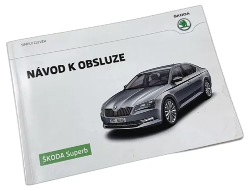 Návod k obsluze, Škoda Superb III před faceliftem