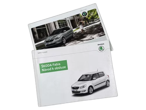Návod k obsluze, Škoda Fabia II facelift