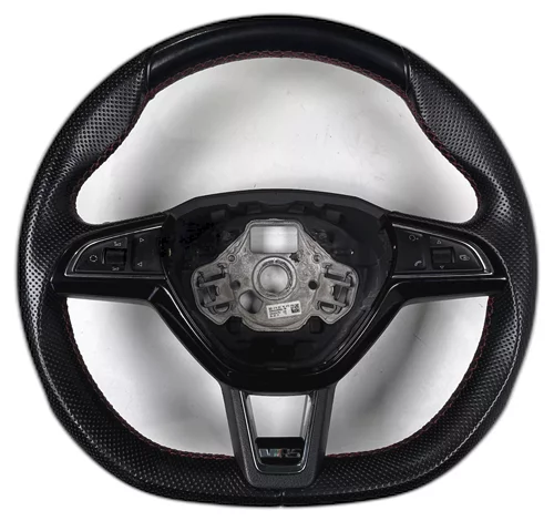 Volant zkosený tříramenný multifunkční s pádly, Škoda Octavia III RS
