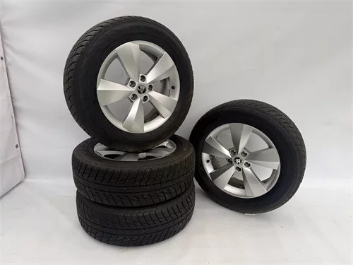 Alu kola Škoda NANUQ + Zimní pneumatiky Nokian 215/65 R17, ZA44