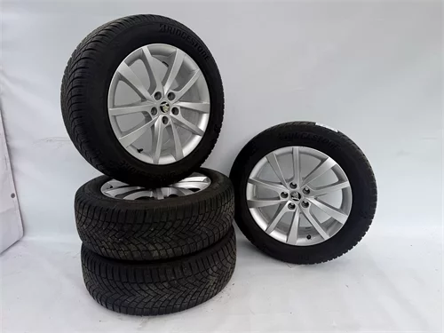 Alu kola Škoda ELBRUS + Zimní pneumatiky Bridgestone 235/55 R18, ZA60