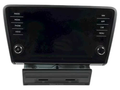 Rádio Amundsen, 565 035 864, 5E0 919 605 M, Škoda Octavia III, kosmetická vada
