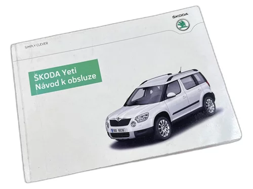 Návod k obsluze, Škoda Yeti