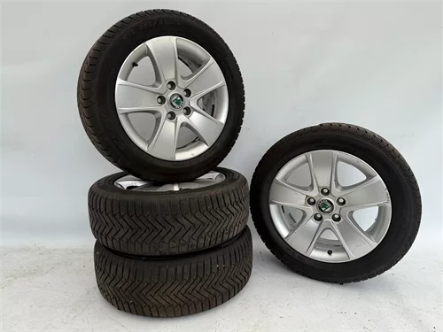Alu kola Škoda CRATERIS + Zimní pneumatiky Sava / Laufenn 205/55 R16, ZA63