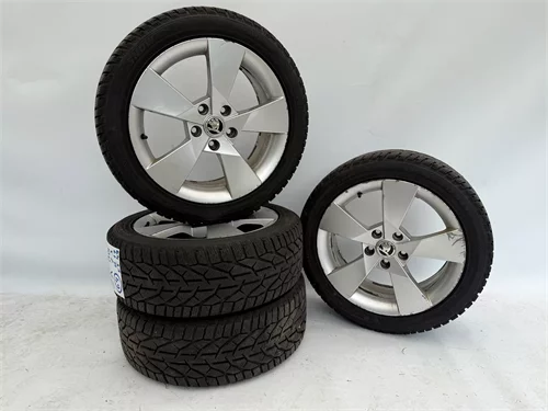 Alu kola Škoda DENOM + Zimní pneumatiky Riken 225/45 R17, ZA64