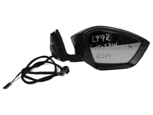 Zpětné zrcátko pravé, 15+2 PIN, Škoda Superb III, LF9R - 1Z1Z - 9910