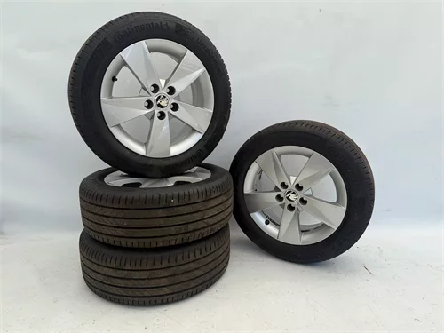 Alu kola Škoda ROTARE + Letní pneumatiky Continental 195/55 R15, LA94